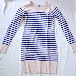 DONATED Striped Sweater Dress